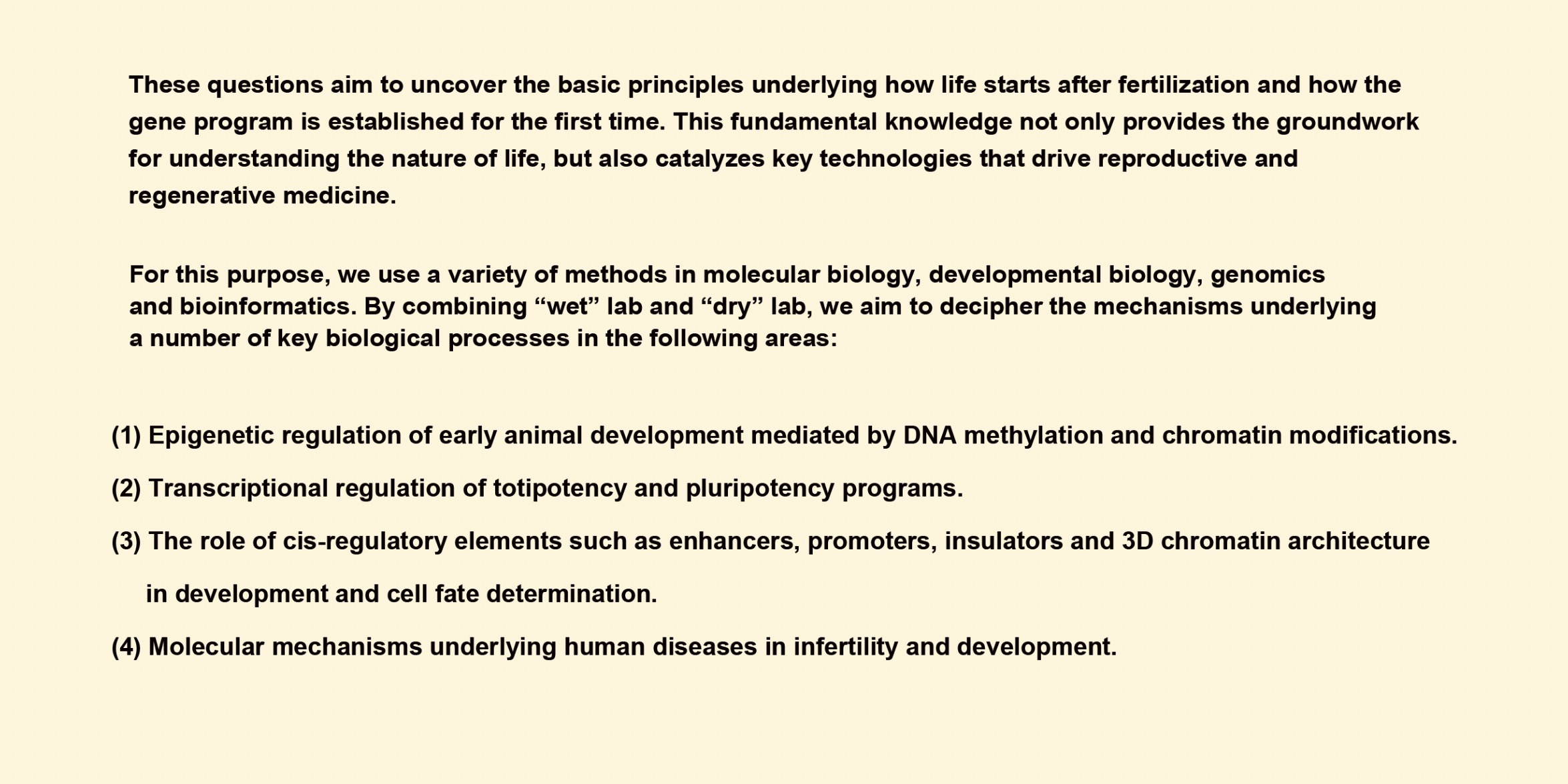 Major Research Interests